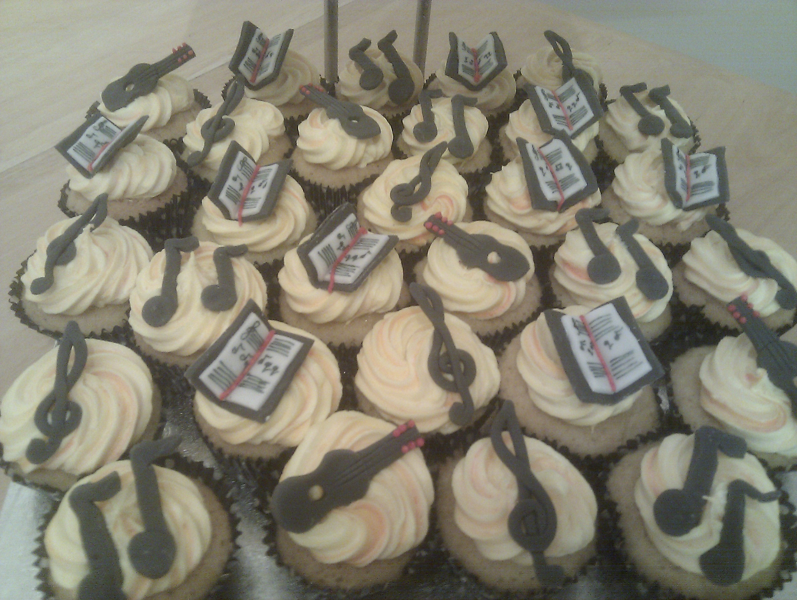Musical Cup cakes